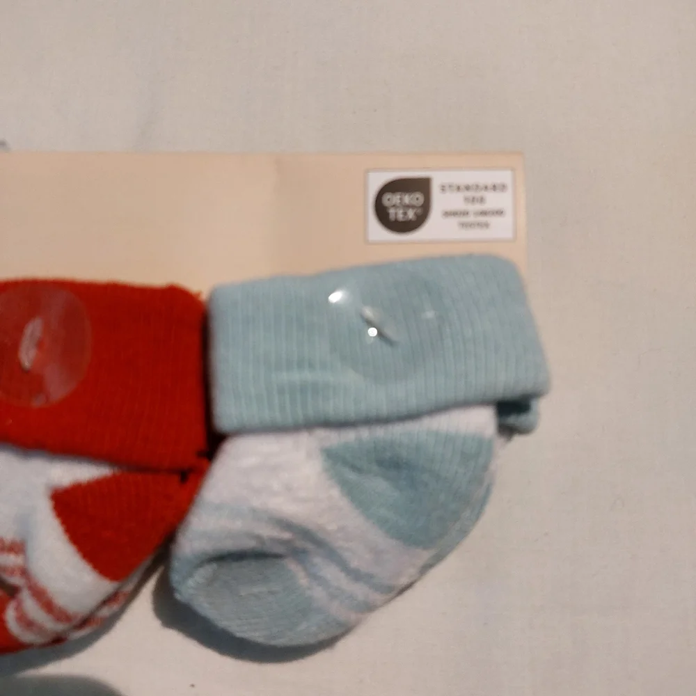 Capelli of New York Baby Holiday Socks Set Red Blue Green Tan NWT